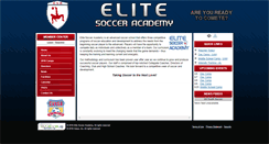 Desktop Screenshot of elitesocceracademy.com