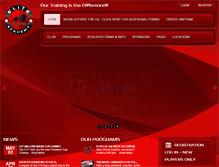 Tablet Screenshot of elitesocceracademy.info